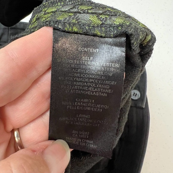 Tibi New‎ York Womens Snake Print Skinny Ankle Pants 6 Mid-Rise Green - Picture 8 of 14